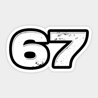 67 Vintage Sticker